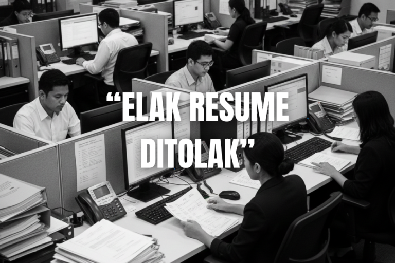 elak resume ditolak