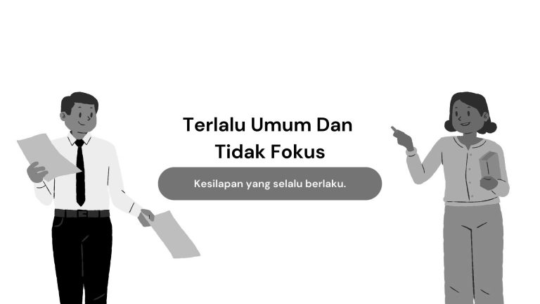 contoh resume terlalu umum dan tidak fokus